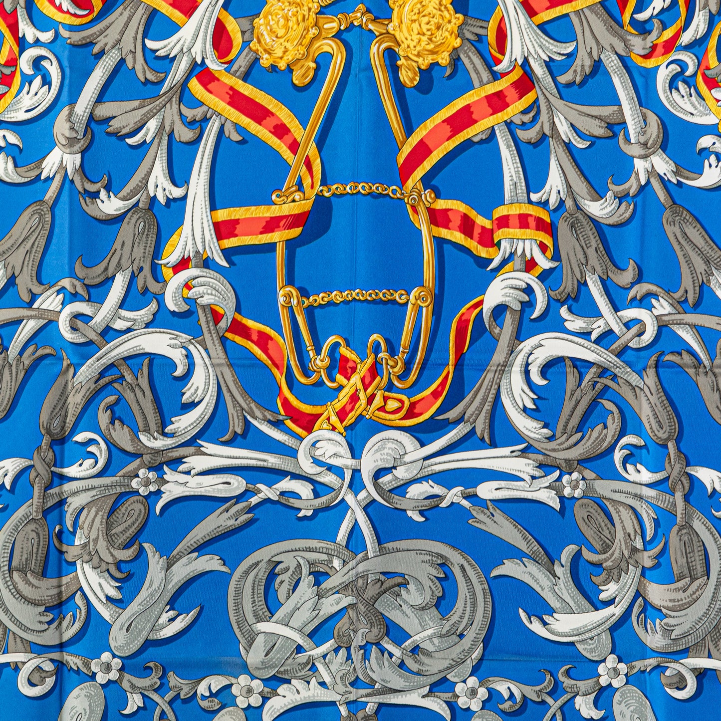 Hermès Le Mors A La Conetable Silk Scarf
