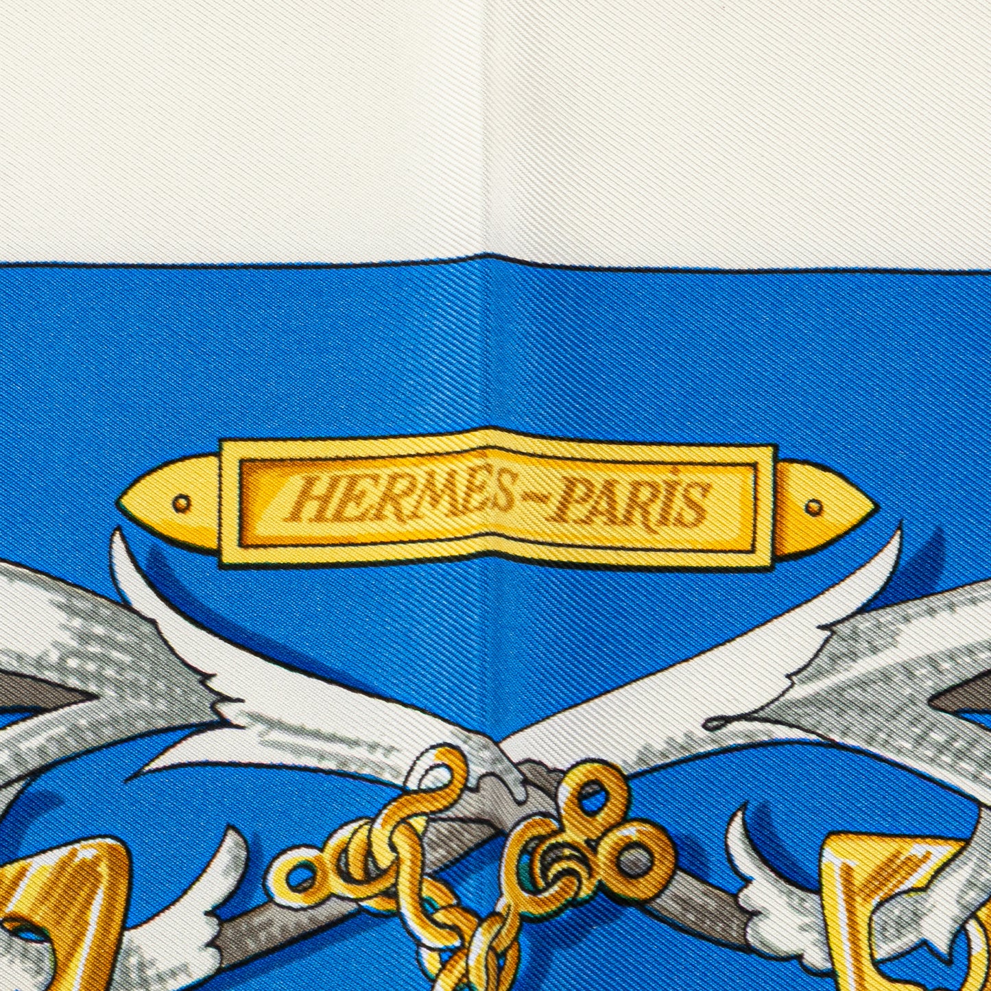 Hermès Le Mors A La Conetable Silk Scarf