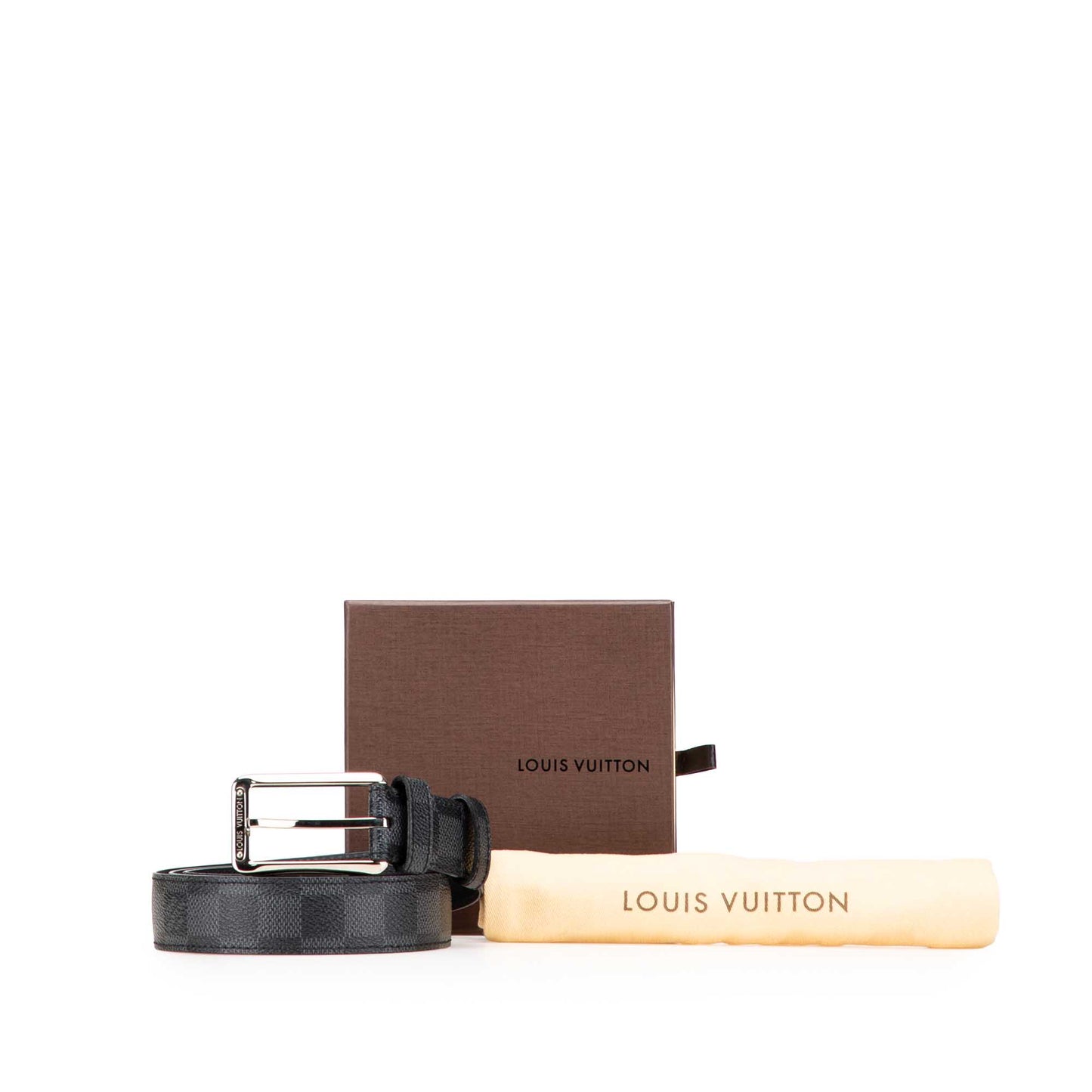 Louis Vuitton Damier Graphite Force Belt