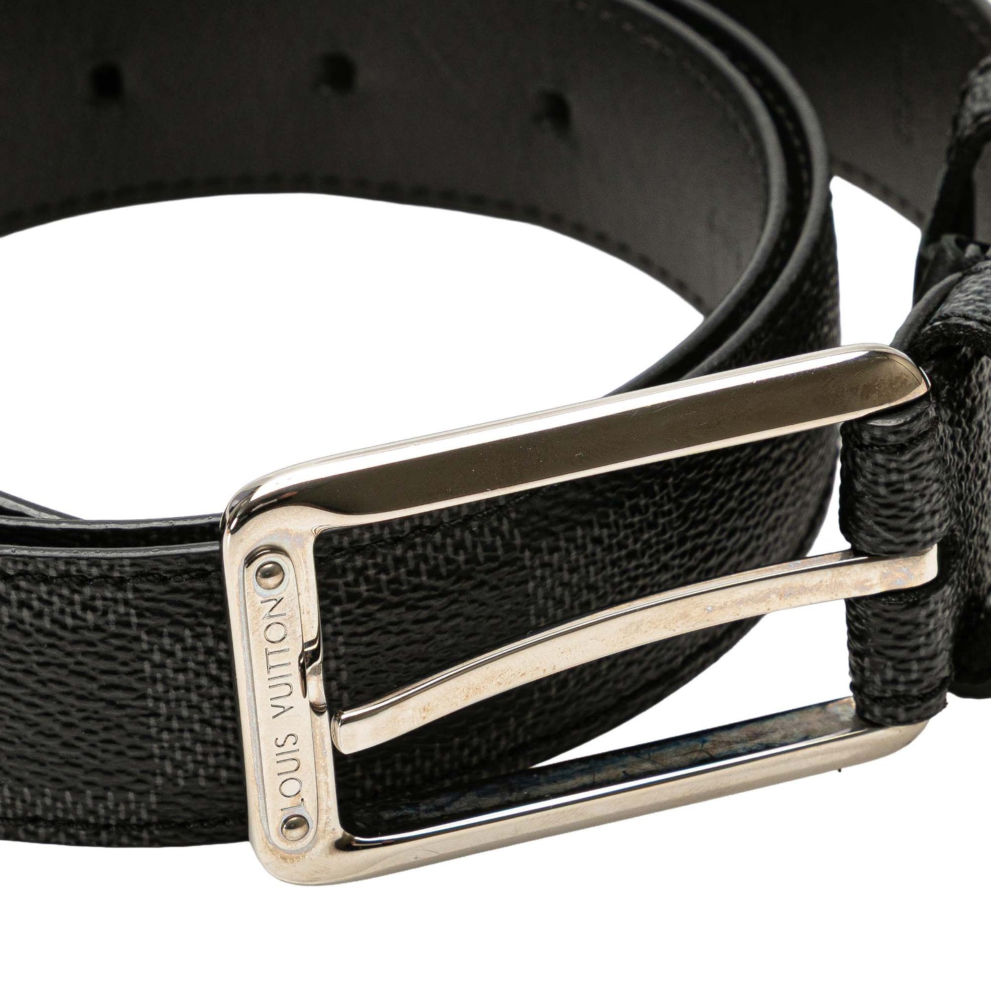 Louis Vuitton Damier Graphite Force Belt