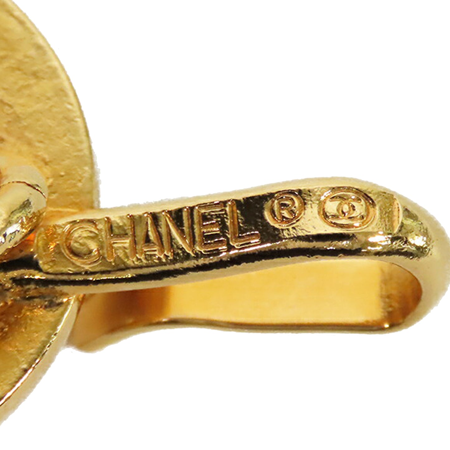 Chanel Gold Plated CC Medallion Leather Woven Chain Belt