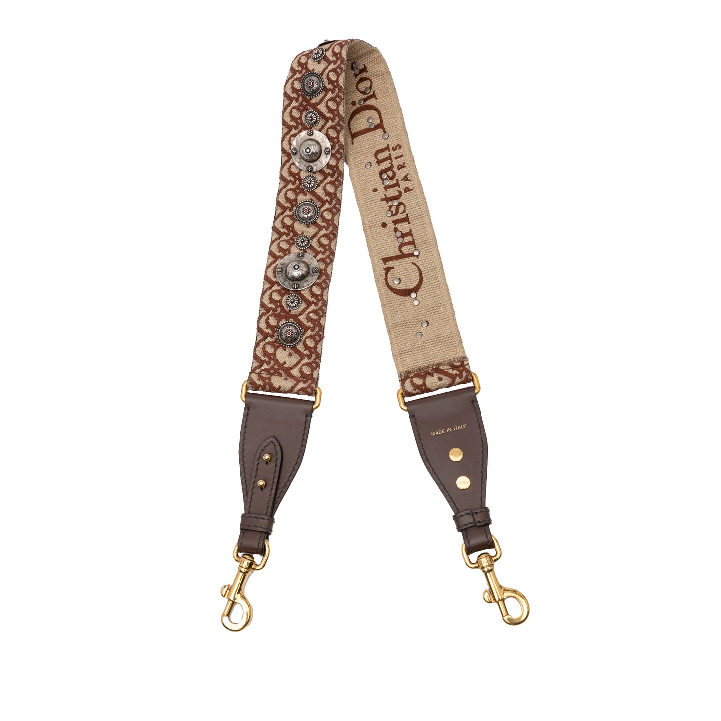 Dior Studded Oblique Bag Strap