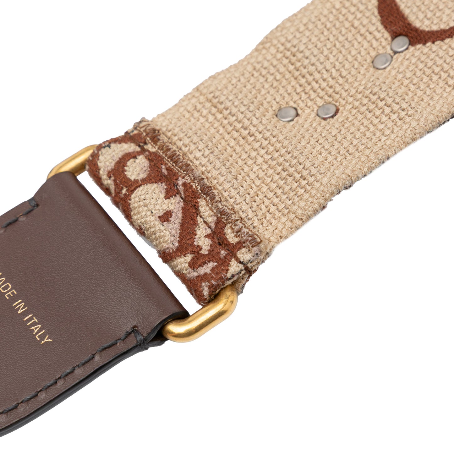 Dior Studded Oblique Bag Strap