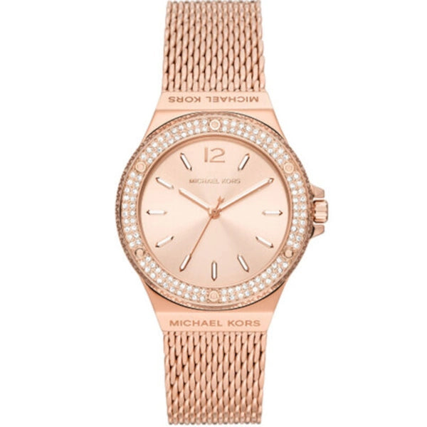 Michael Kors Pave Rose Gold-Tone Watch