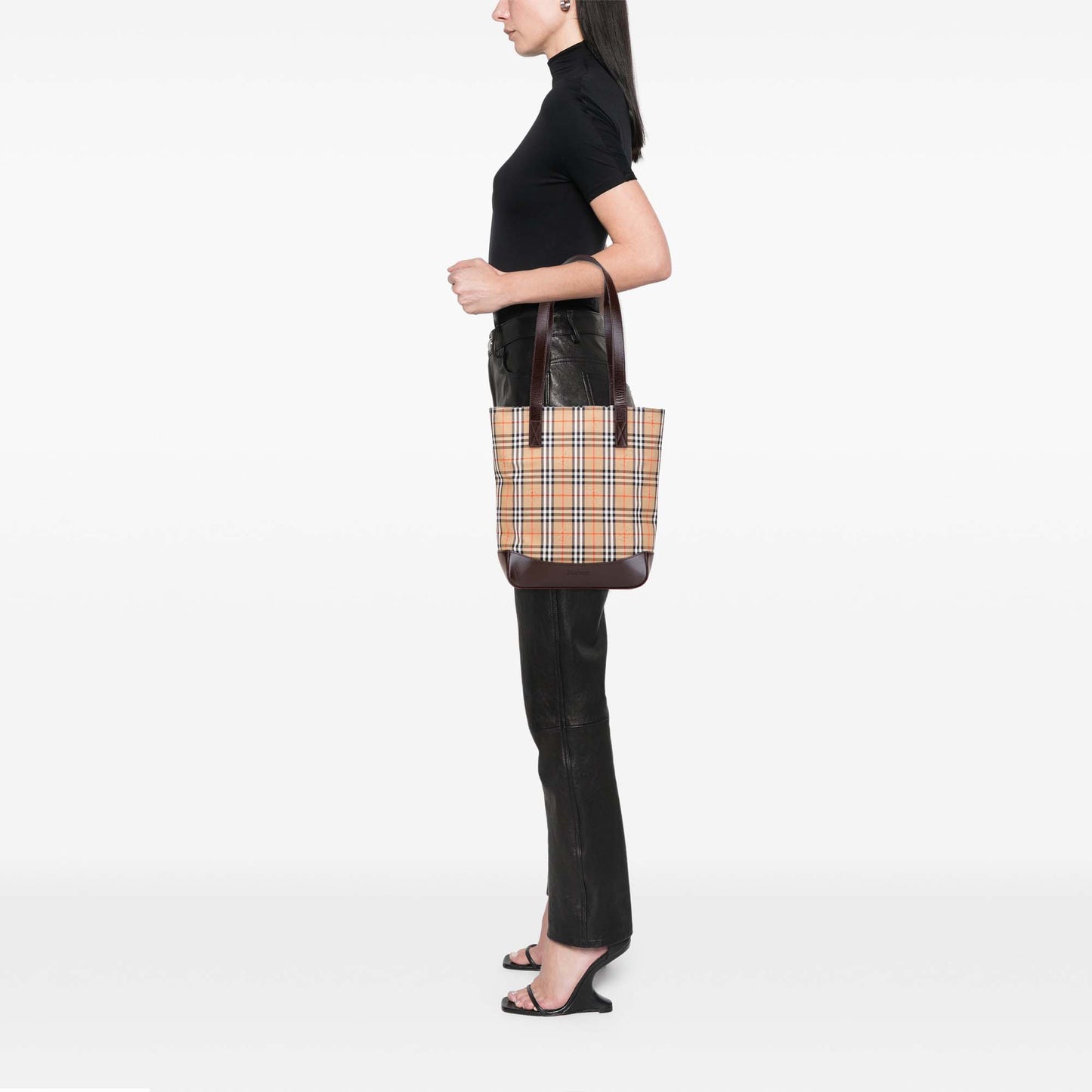 Burberry Haymarket Check Canvas Tote