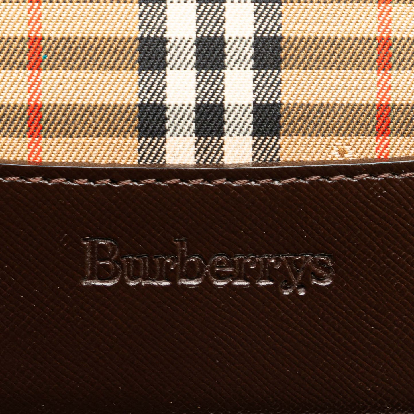 Burberry Haymarket Check Canvas Tote