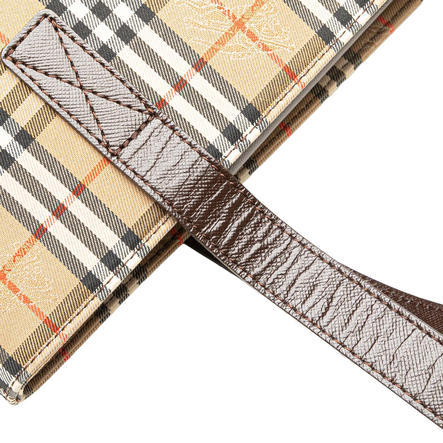 Burberry Haymarket Check Canvas Tote