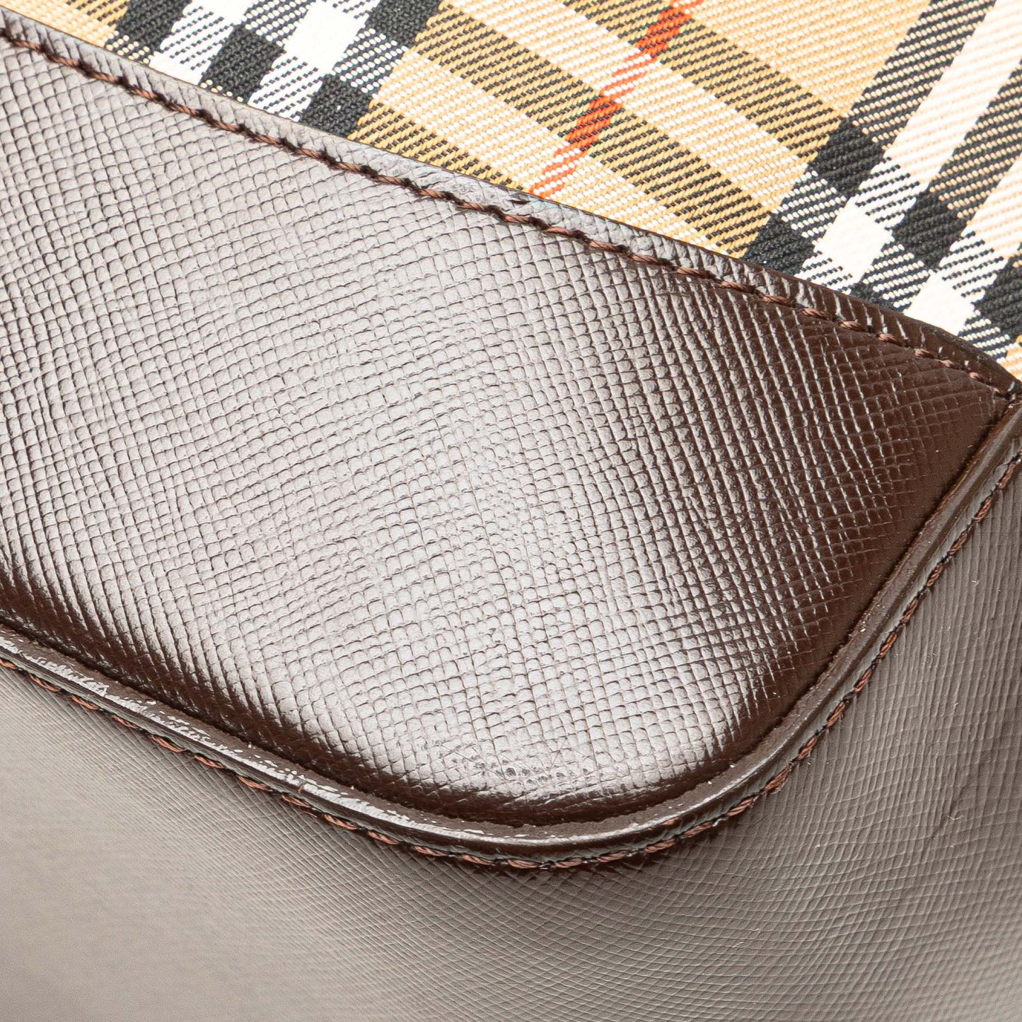 Burberry Haymarket Check Canvas Tote