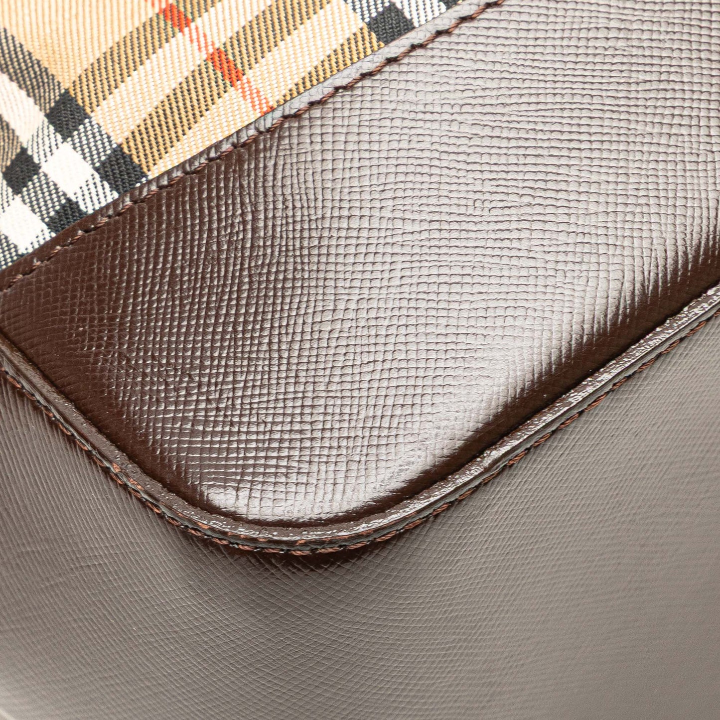 Burberry Haymarket Check Canvas Tote