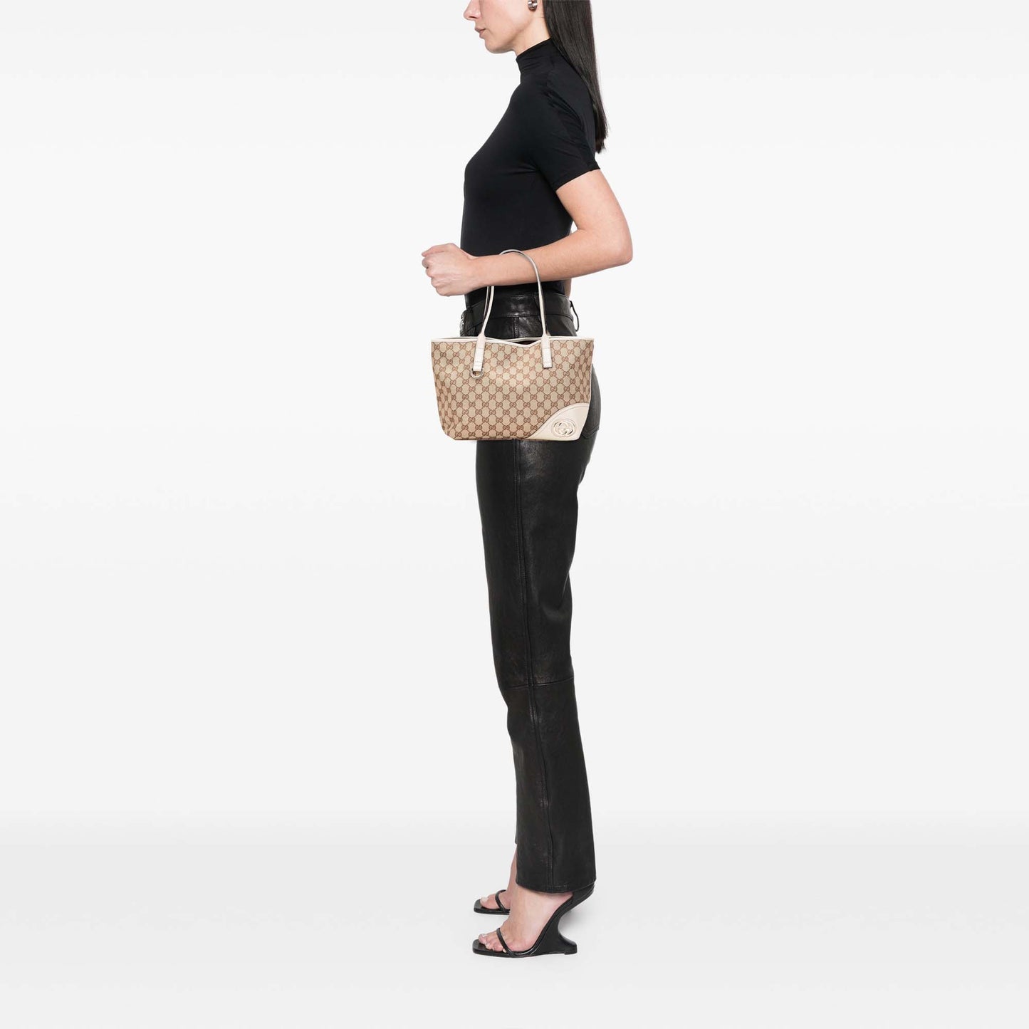 Gucci Medium GG Canvas New Britt Tote