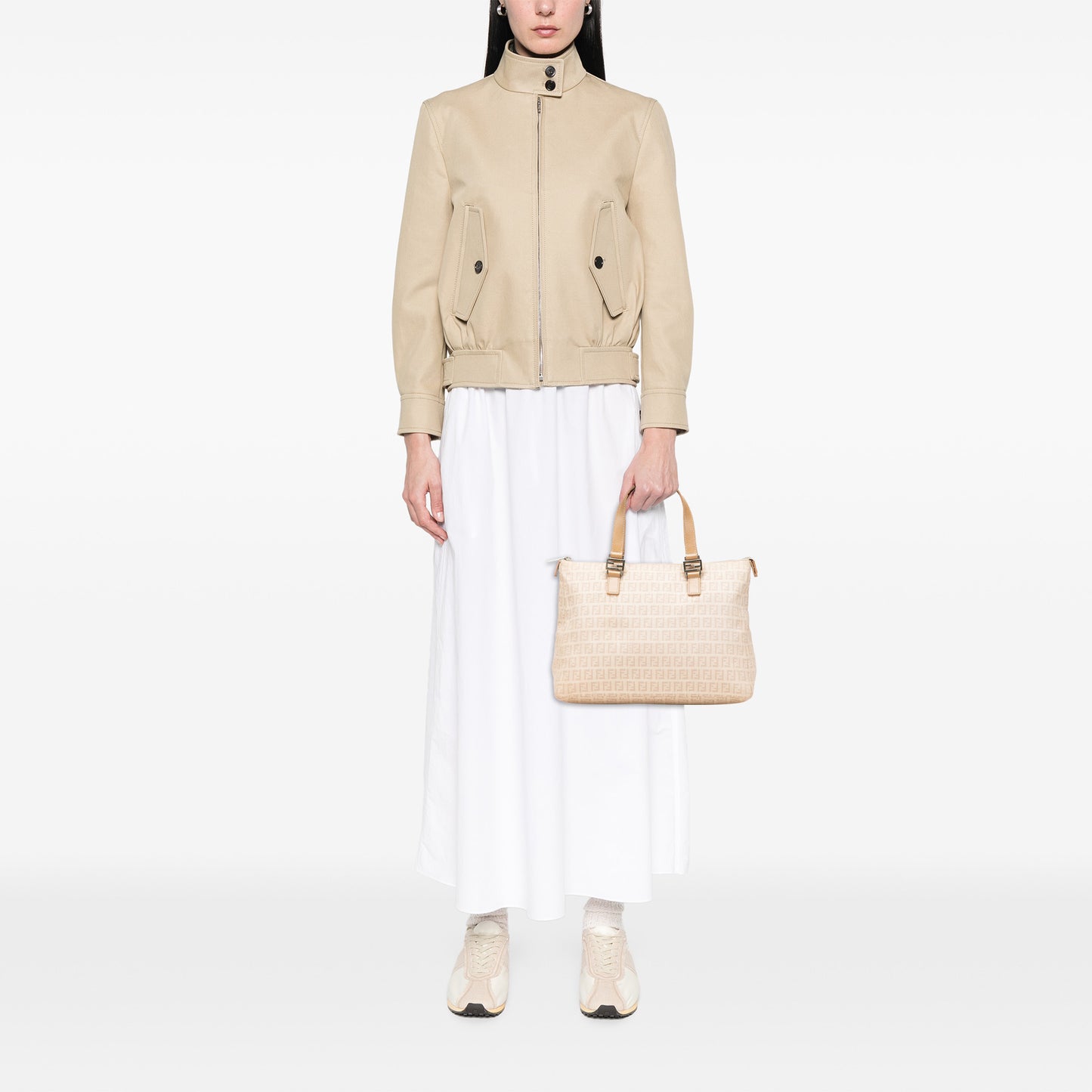 Fendi Zucchino Canvas Tote