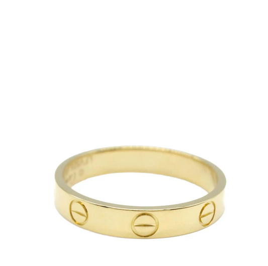 Cartier 18K Yellow Gold Small Love Ring