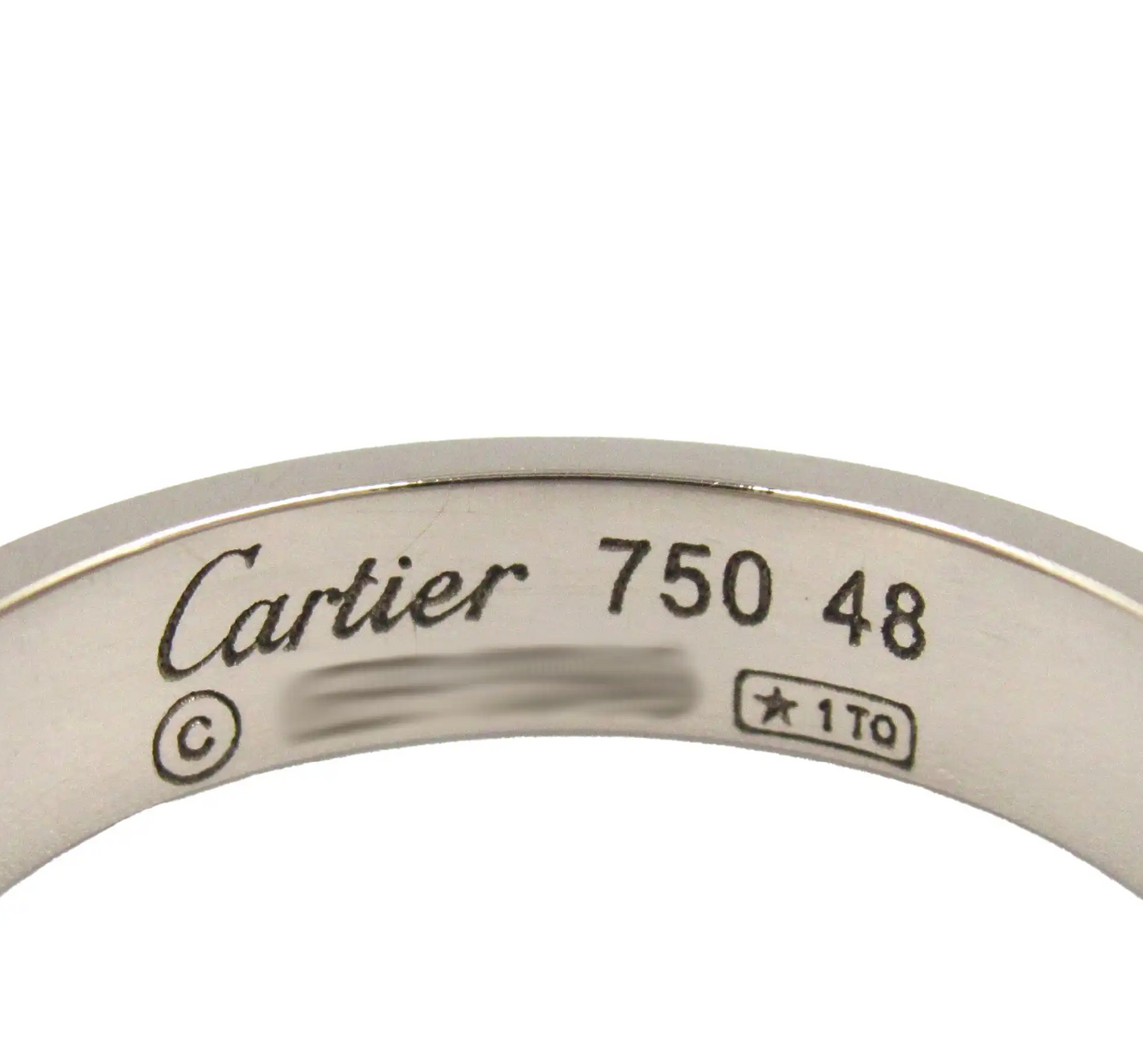 Cartier 18K White Gold Small Love Ring