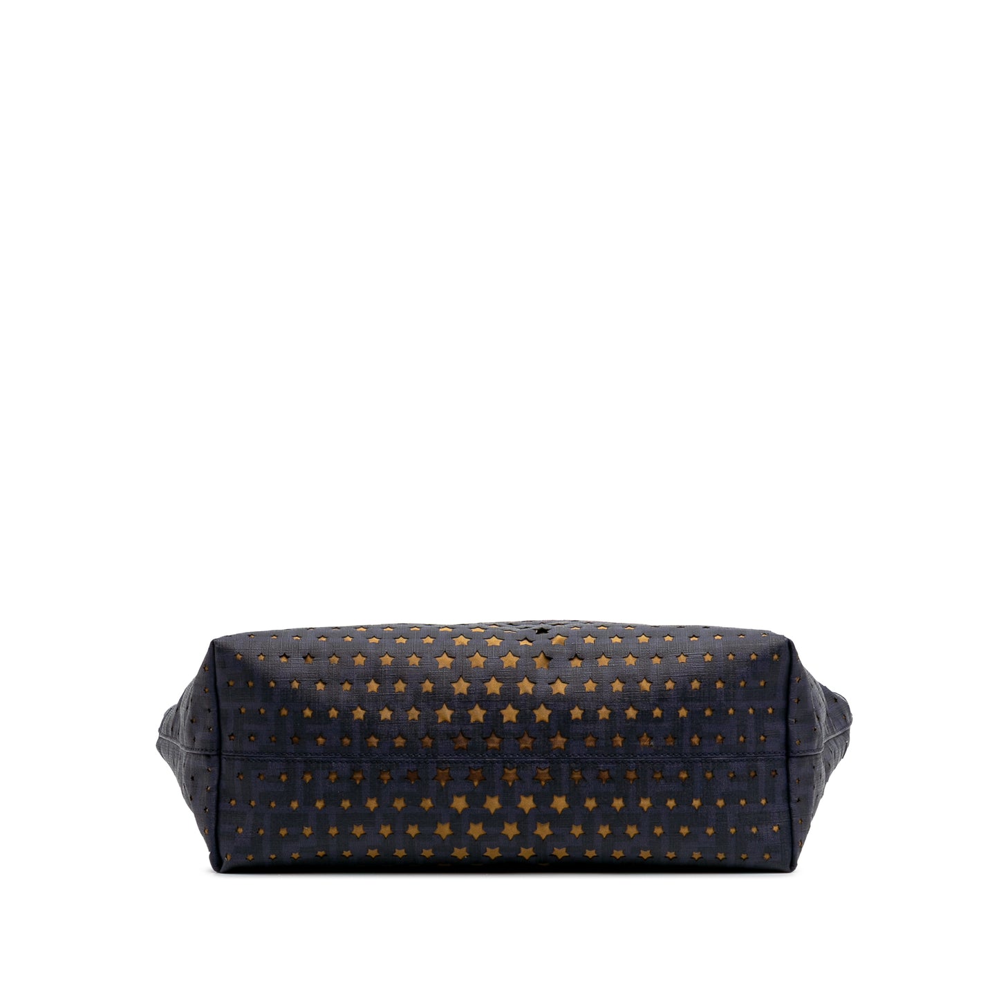 Fendi Medium Coated Canvas Laser Cut Star Roll Tote