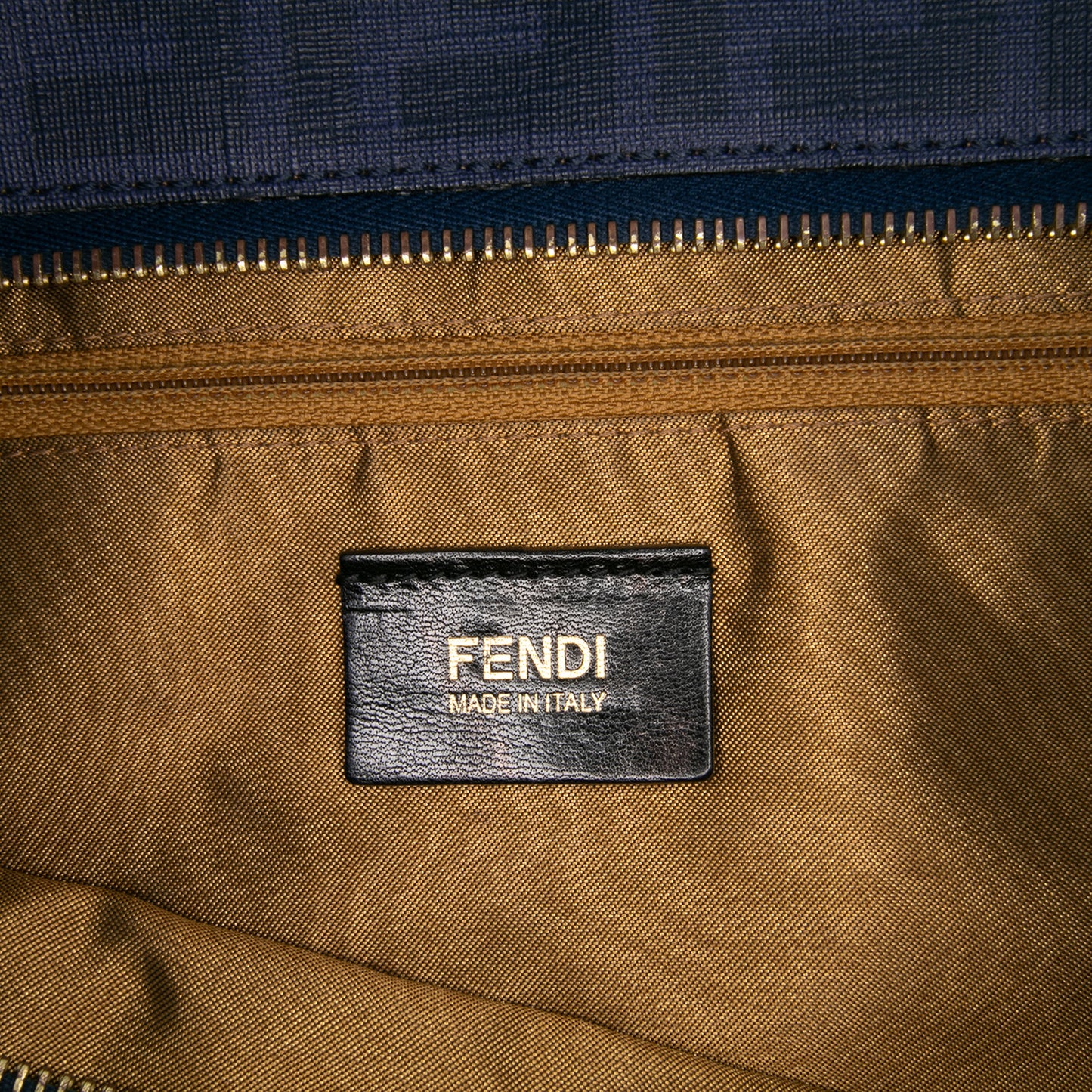 Fendi Medium Coated Canvas Laser Cut Star Roll Tote