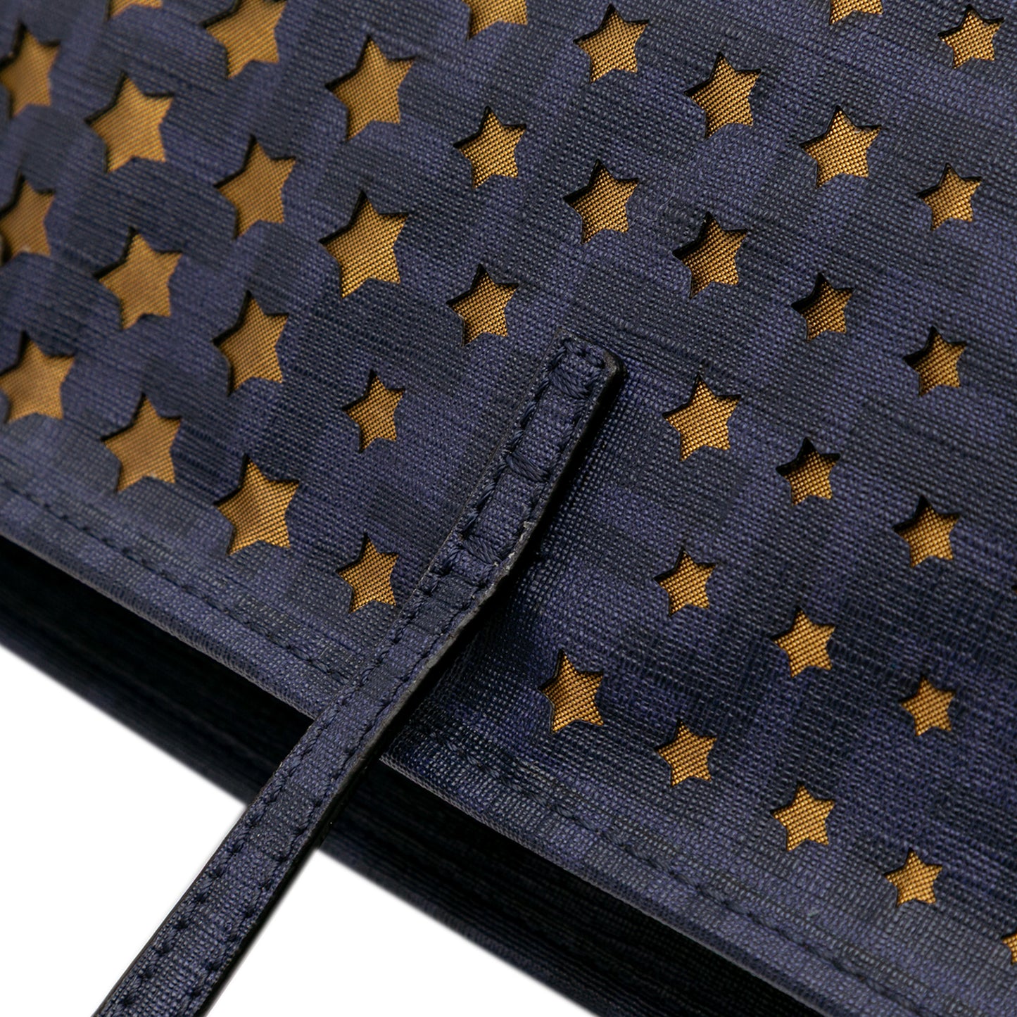 Fendi Medium Coated Canvas Laser Cut Star Roll Tote
