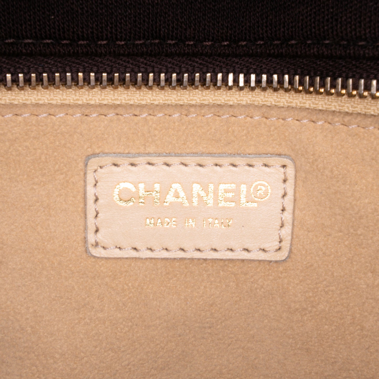 Chanel CC Chocolate Bar Jersey Tote
