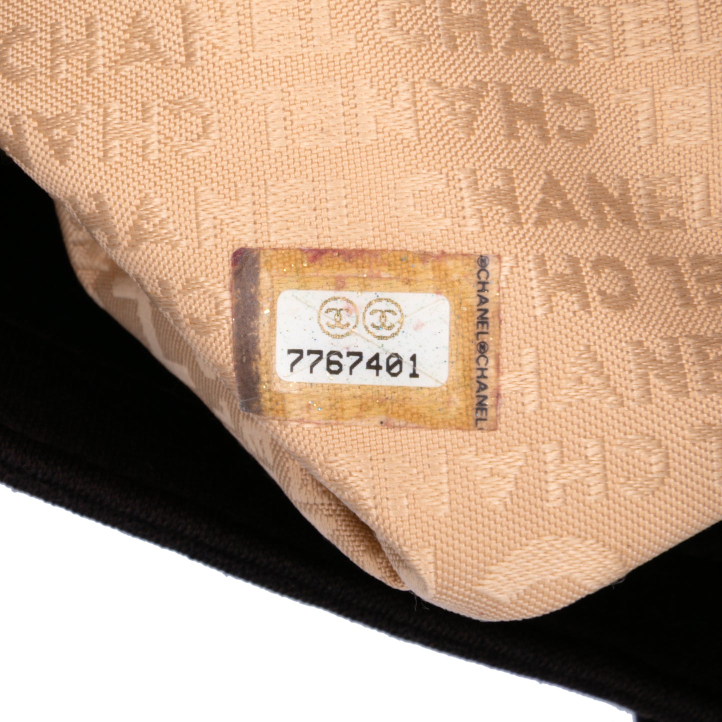 Chanel CC Chocolate Bar Jersey Tote