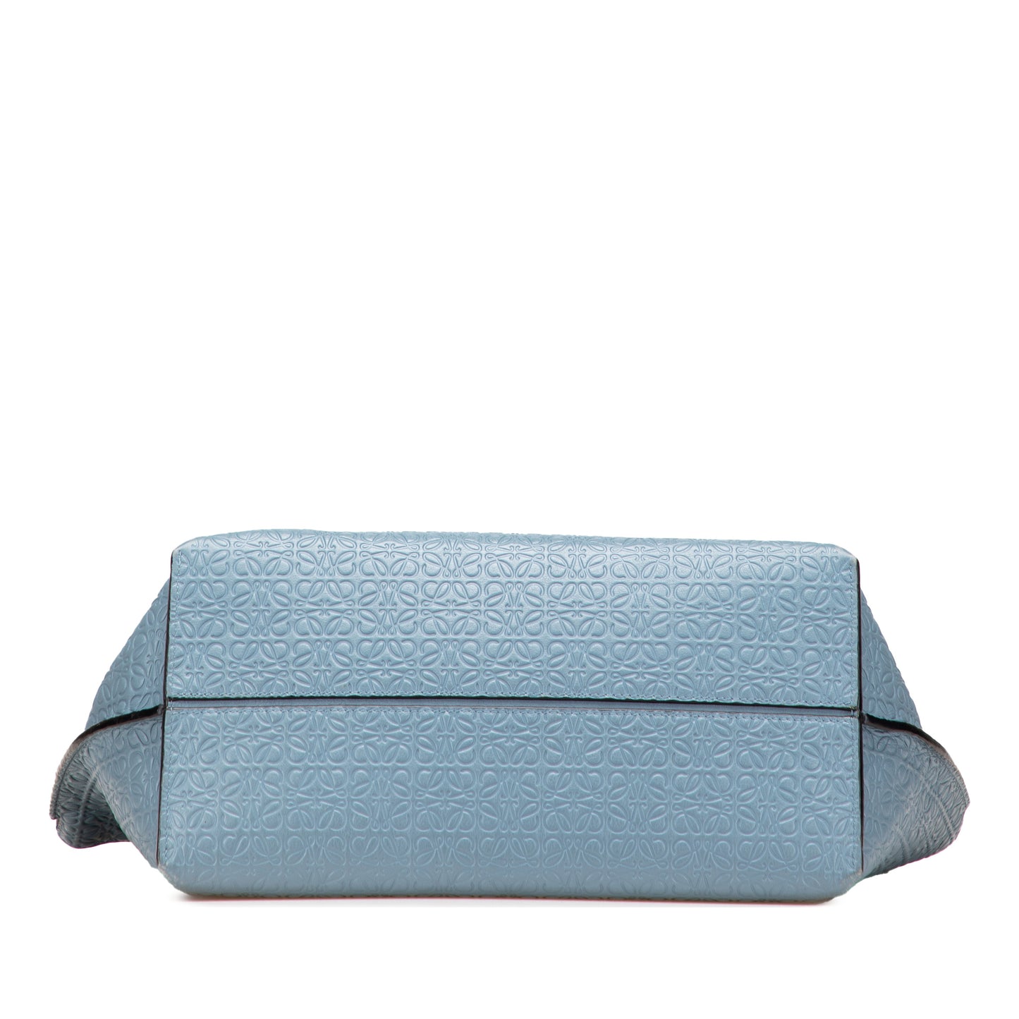LOEWE Embossed Anagram Leather T Shopper Tote