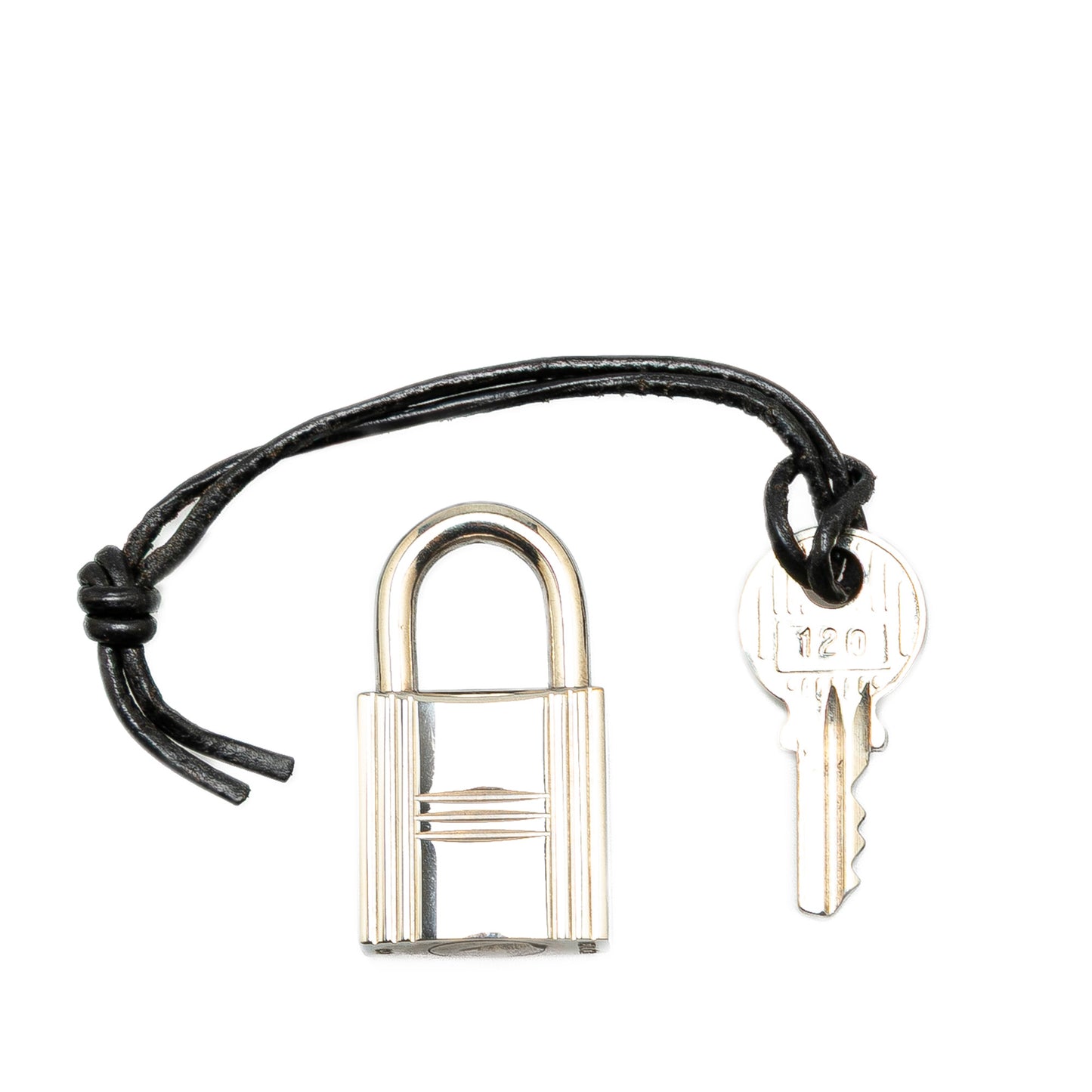 Hermès Palladium Plated Cadena Lock and Key
