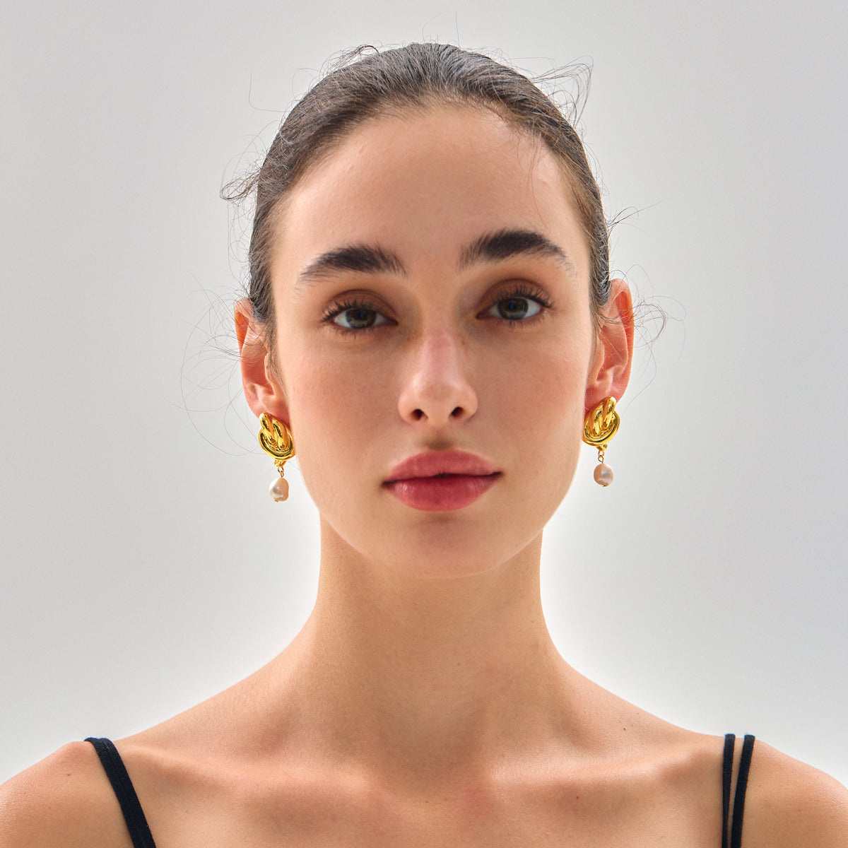 Women Daily Fashion Jewelry Trendy 999 Pure Silver Irregular Hollow Knots Lightweight Electroforming Chunky Huge Statement Earrings