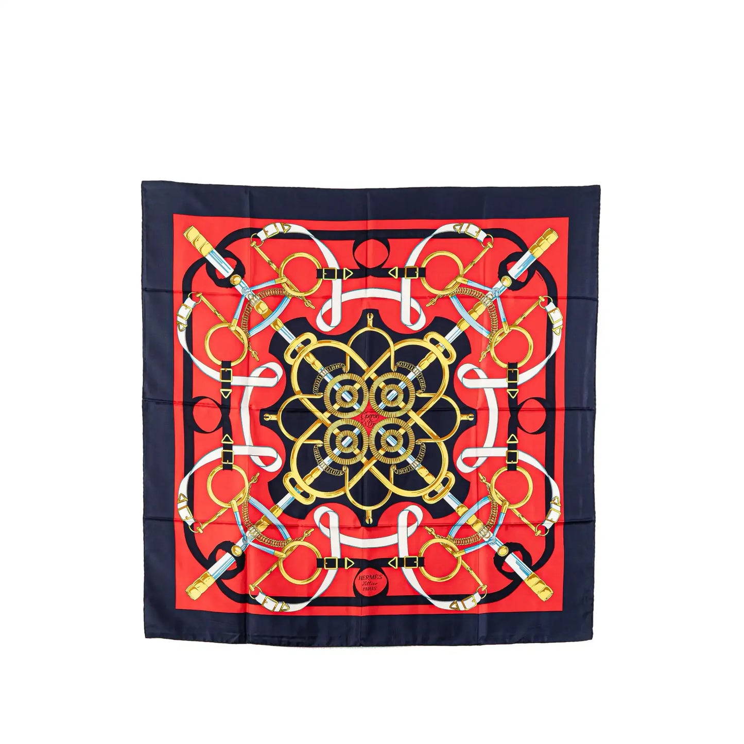 Hermès Eperon d'Or Silk Scarf