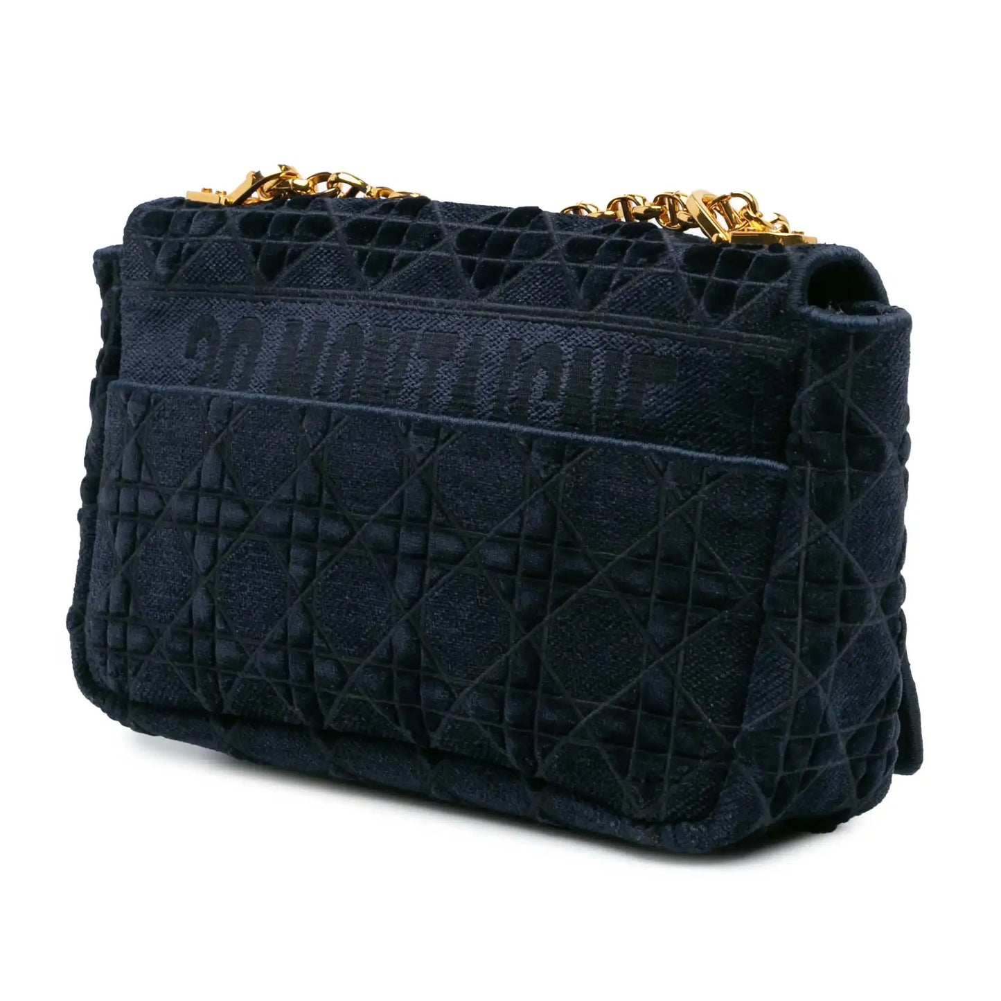 Dior Medium Velvet Cannage Caro Bag