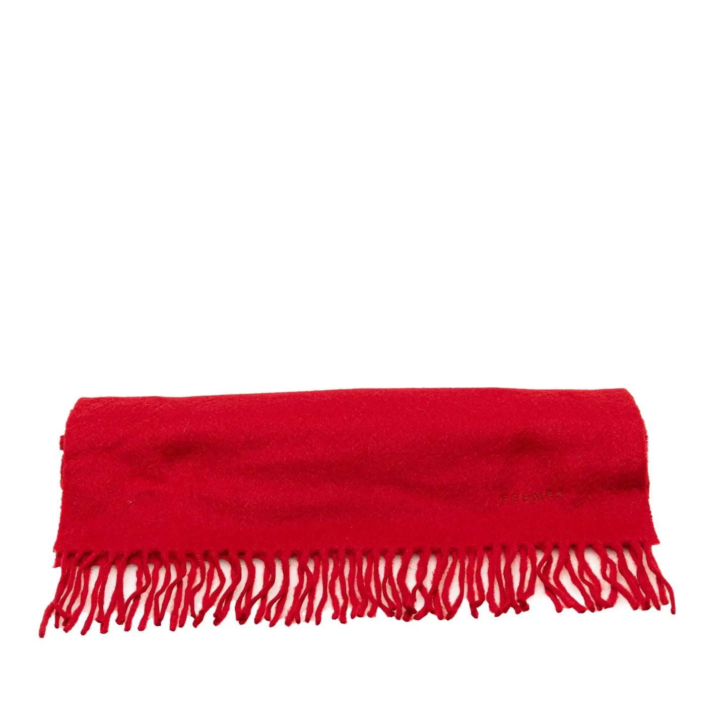 Hermès Cashmere Fringe Scarf