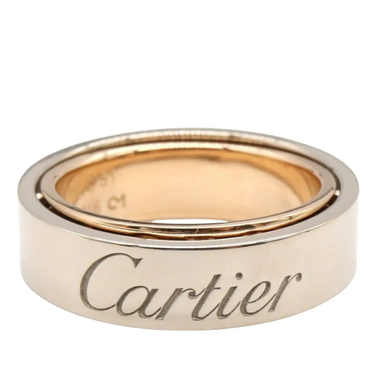 Cartier 18K White and Rose Gold Astro Secret Love Ring