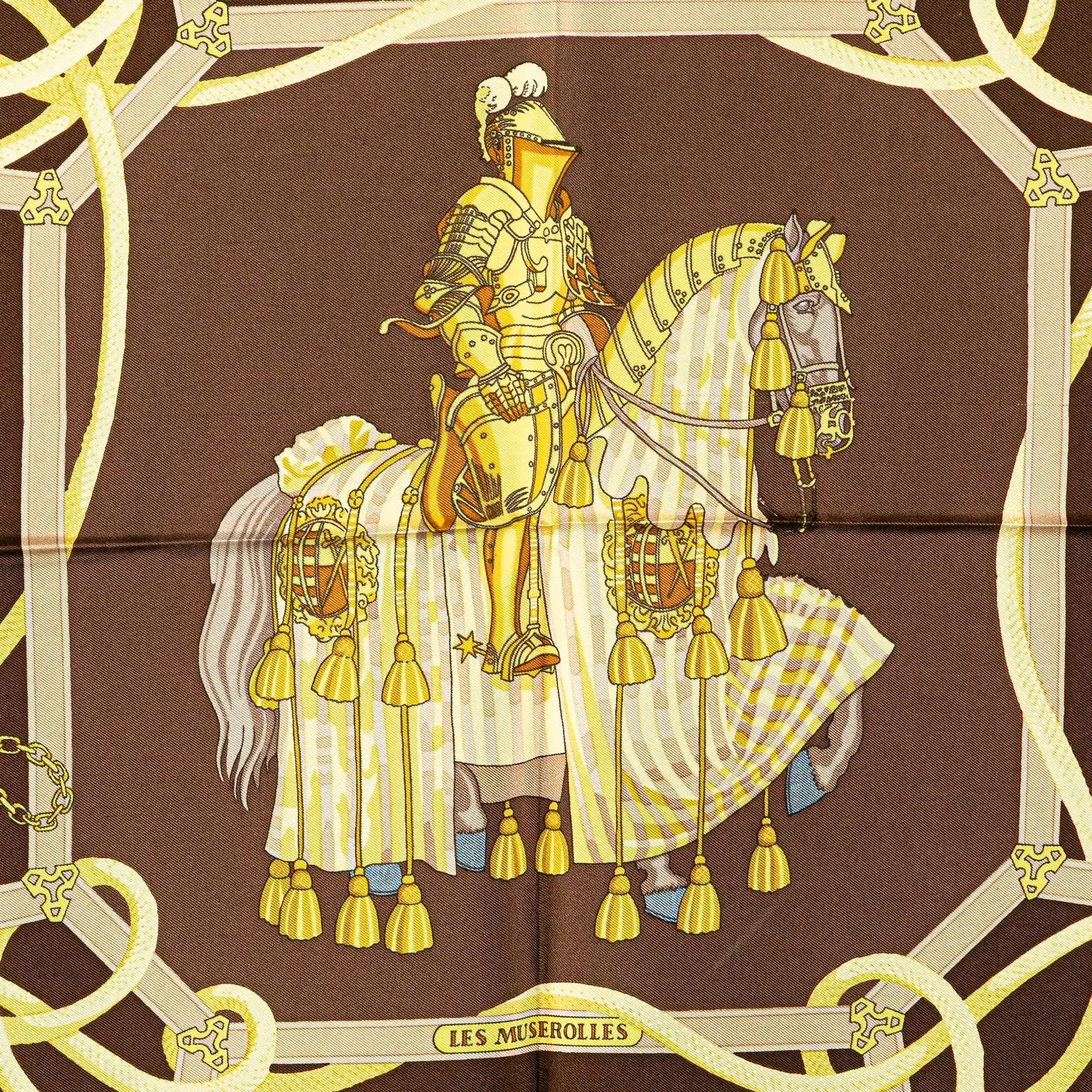 Hermès Les Muserolles Silk Scarf
