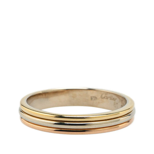 Cartier Tricolor 18K Trinity Wedding Band Ring