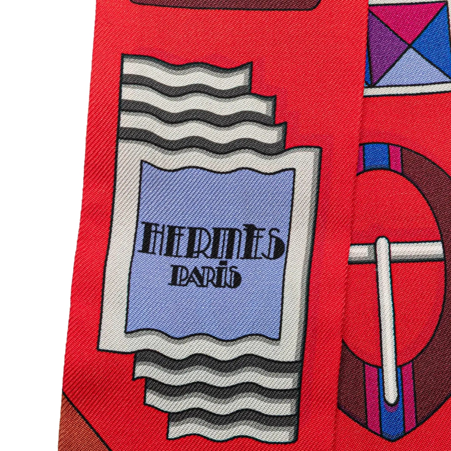 Hermès Festival Des Amazones Silk Twilly Scarf