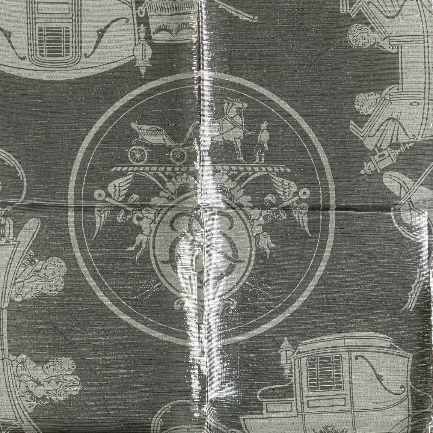 Hermès Ex Libris Glam Silk Scarf