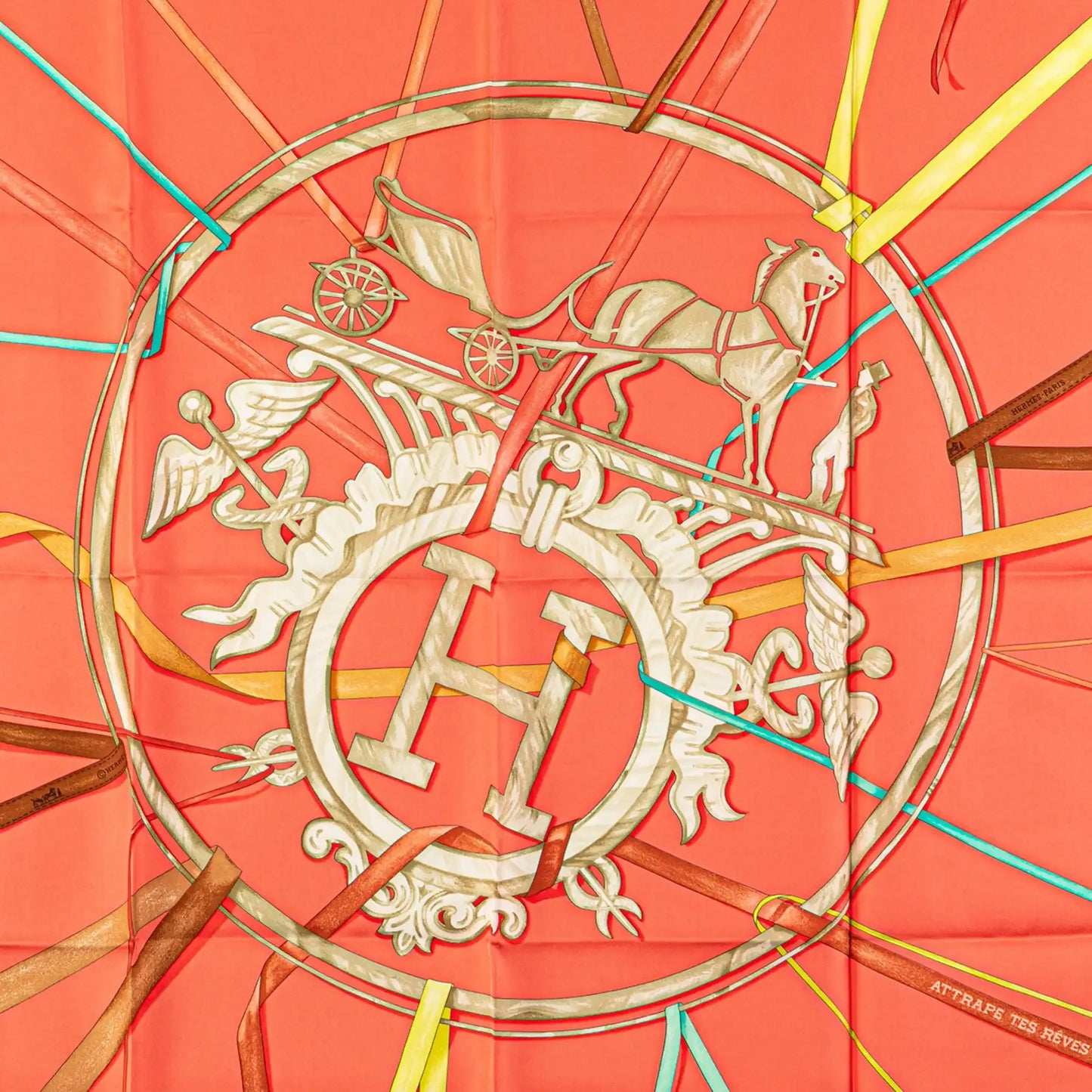 Hermès Attrape Tes Reves Silk Scarf