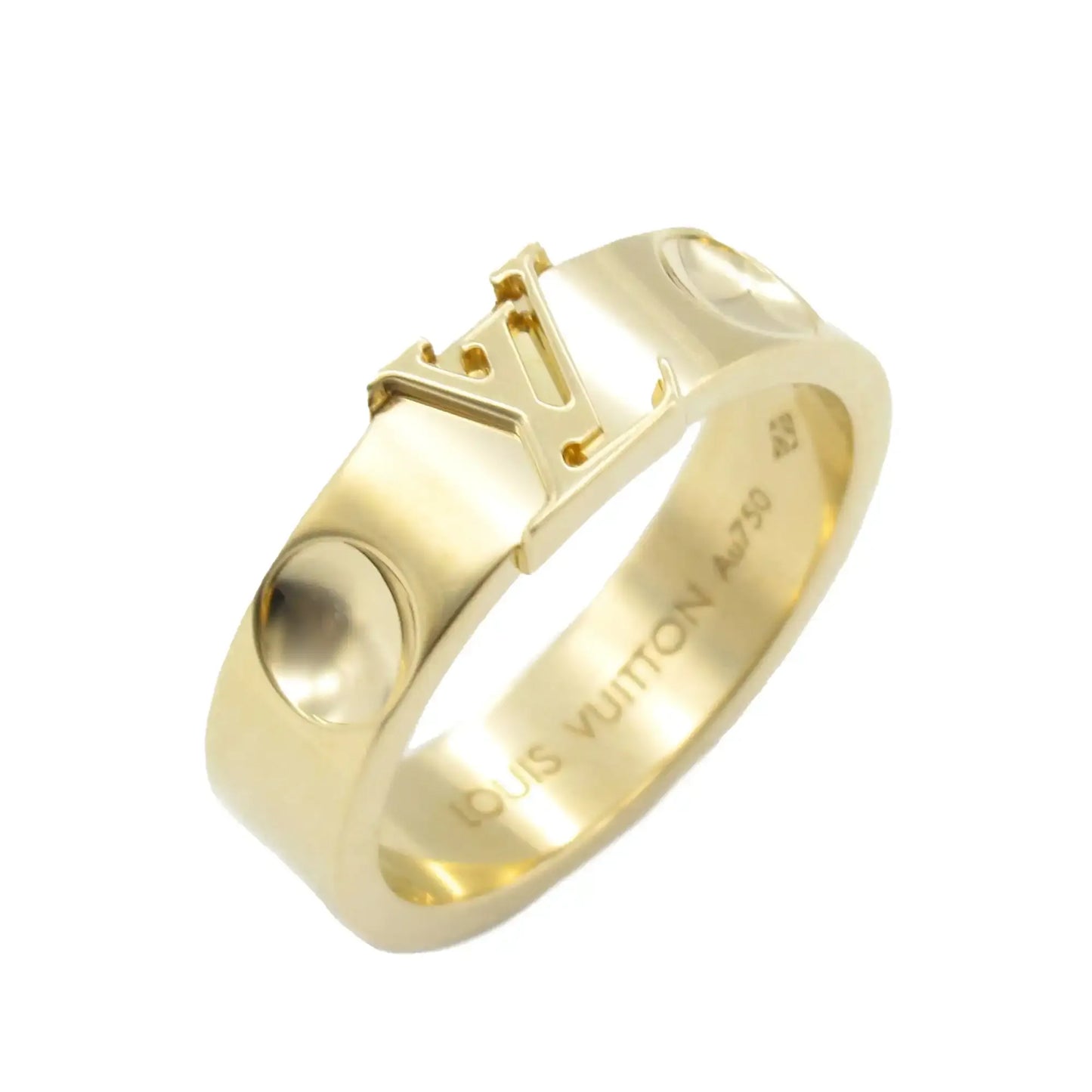 Louis Vuitton 18K Yellow Gold Empreinte Ring