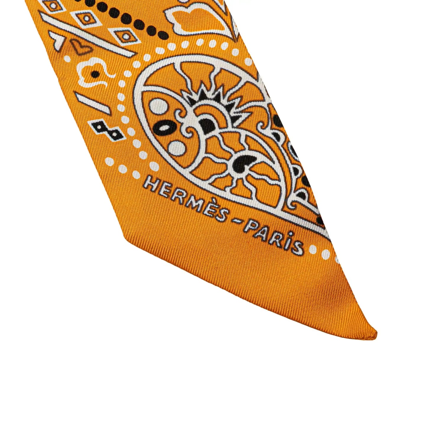 Hermès Entre Ciel Et Mer Bandana Silk Twilly Scarf