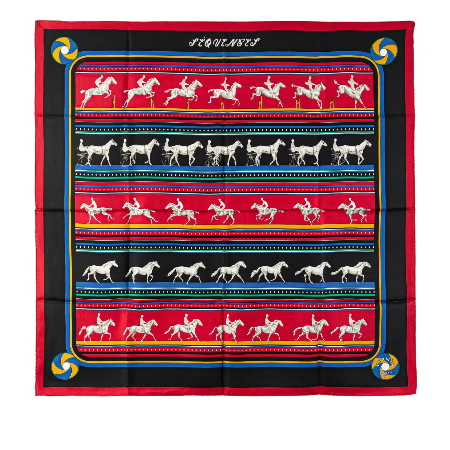 Hermès Sequences Silk Scarf