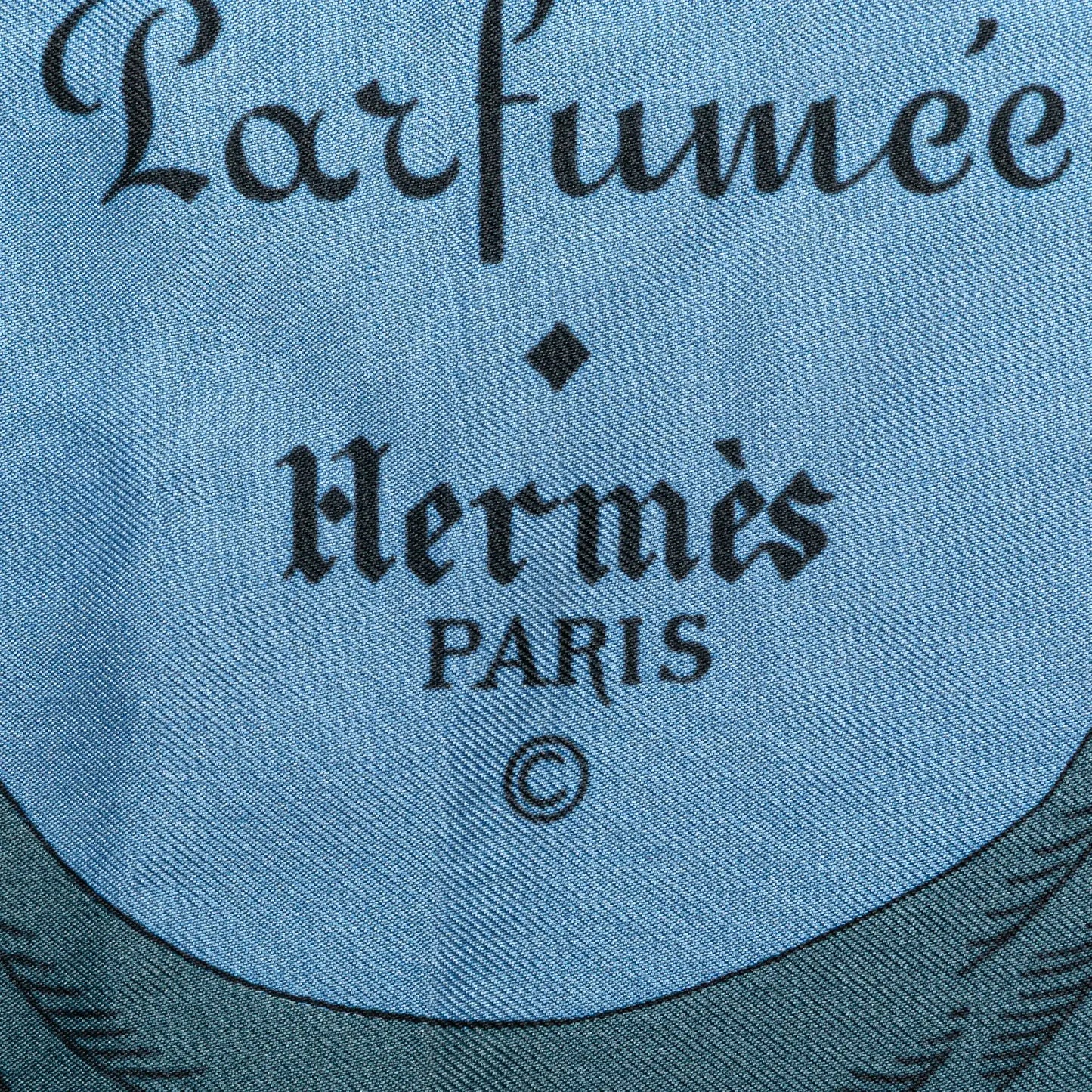 Hermès Huile Rafraichissante a L Usage de la Toilette Parfumee Silk Scarf