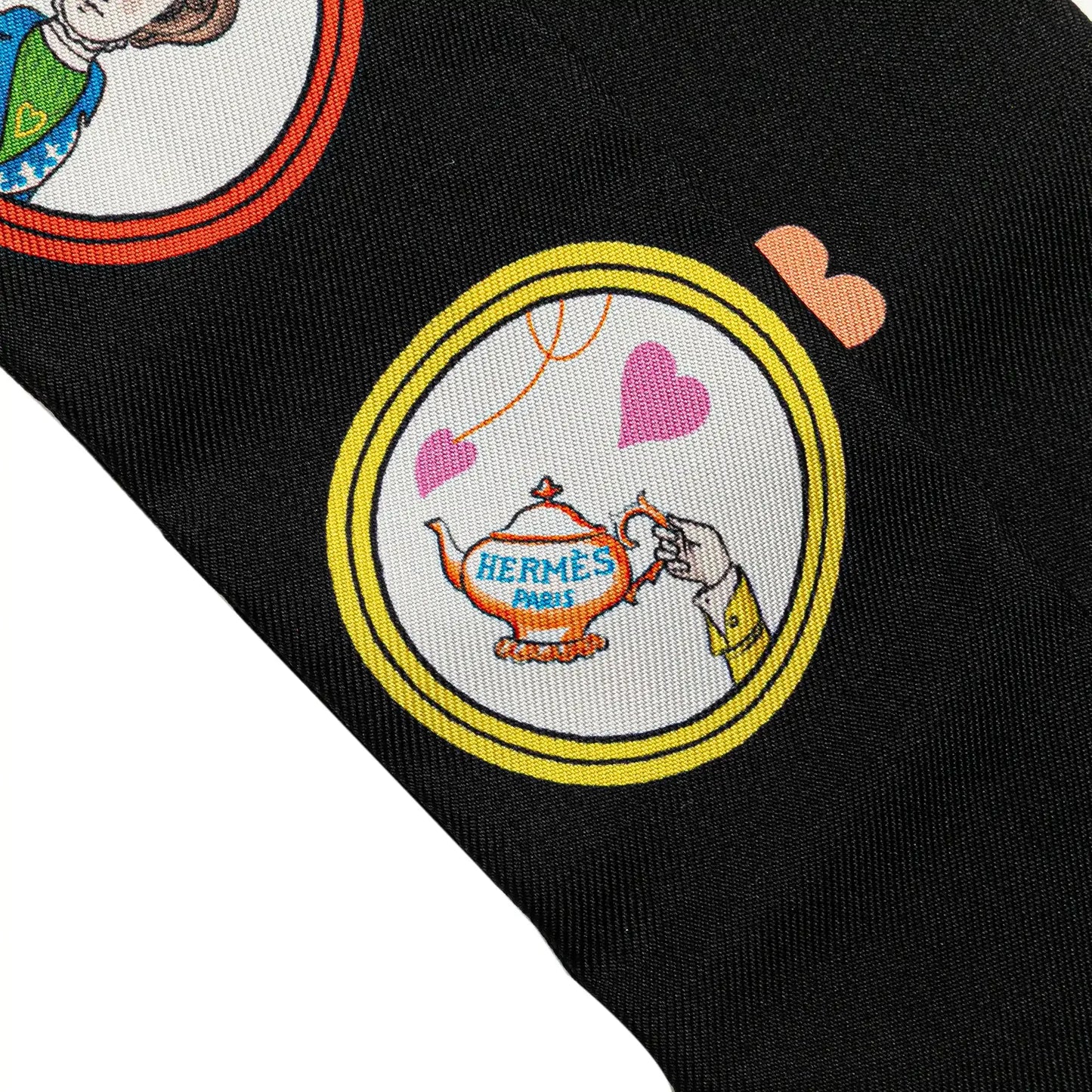 Hermès Tea Time Silk Twilly Scarf