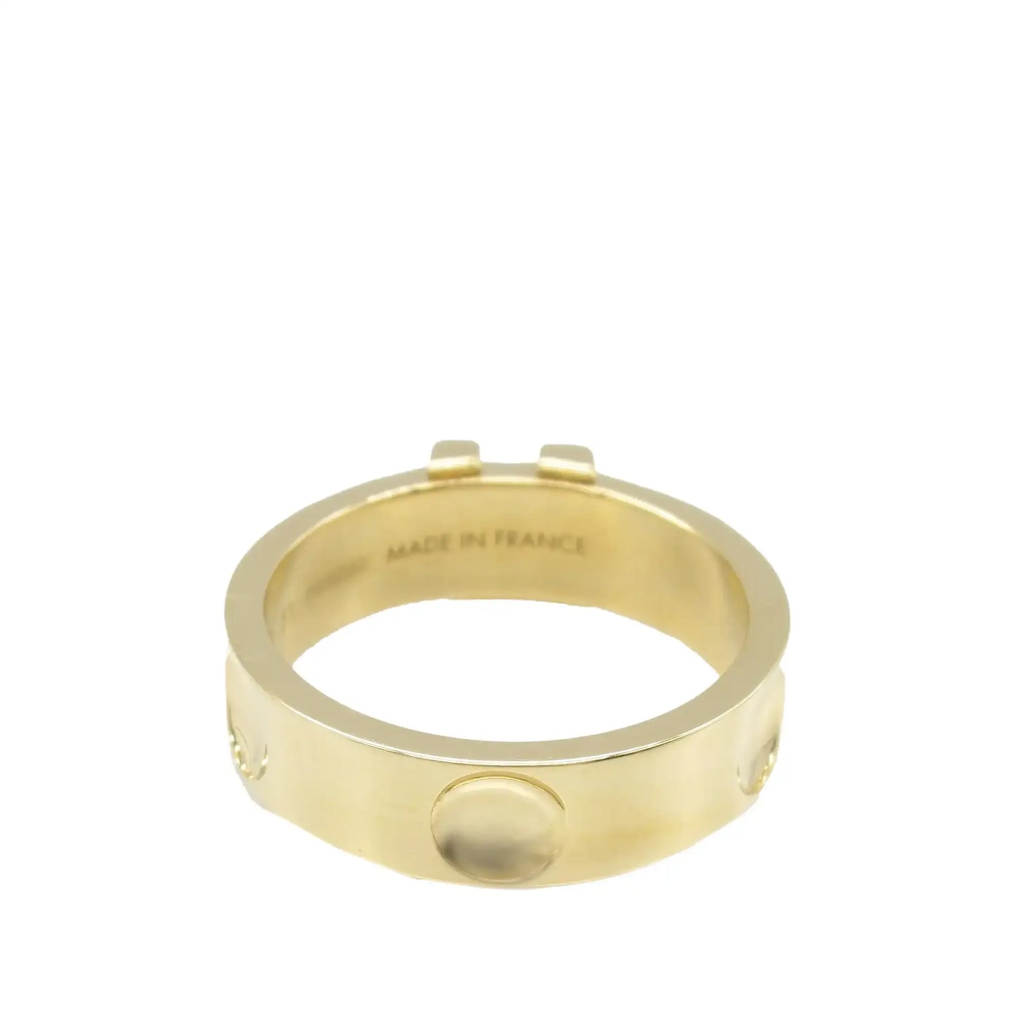 Louis Vuitton 18K Yellow Gold Empreinte Ring