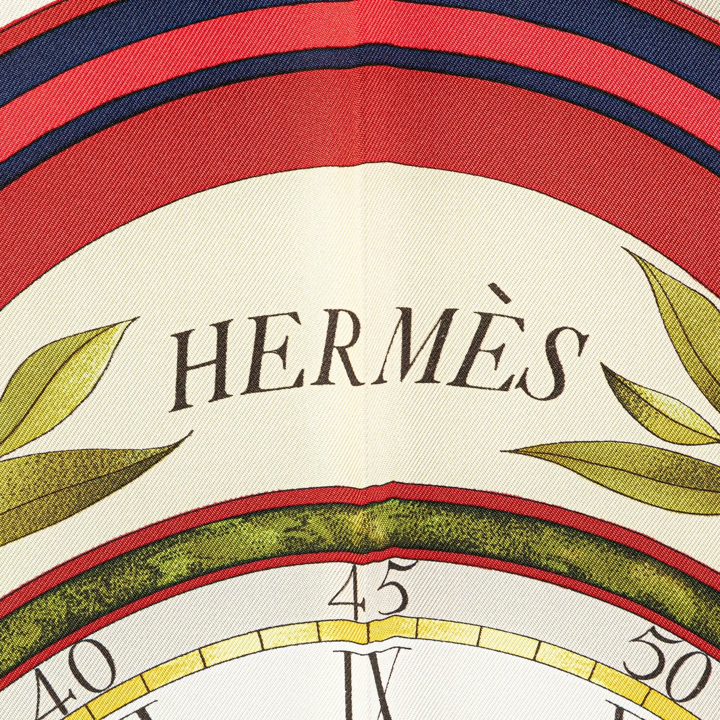 Hermès Parmi Les Fleurs Je Compte Les Heures Silk Scarf