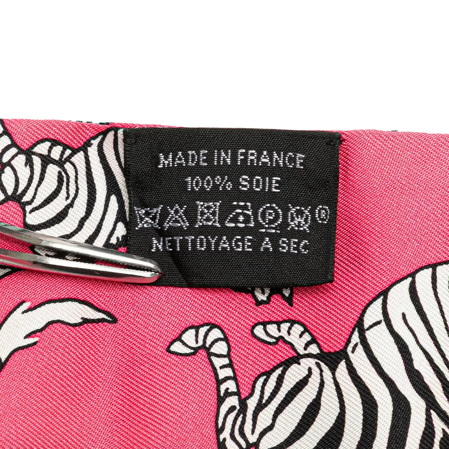 Hermès Les Zebres Silk Twilly Scarf