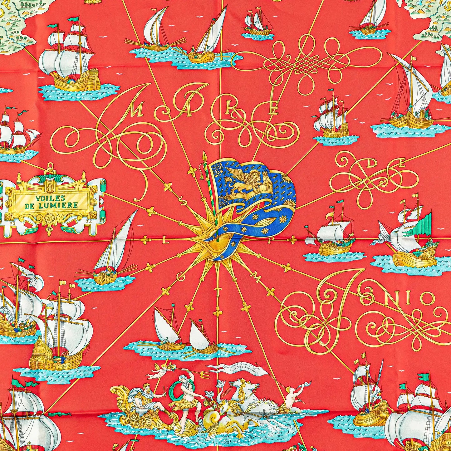 Hermès Voiles De Lumiere Silk Scarf