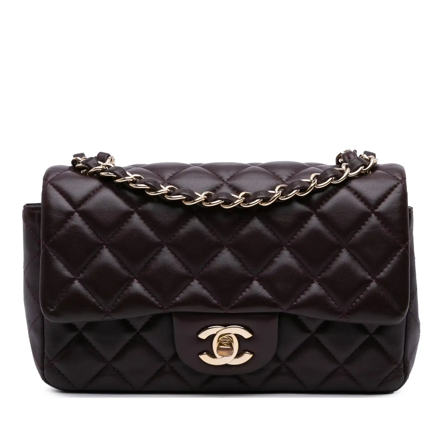 Chanel Mini Rectangular Classic Lambskin Single Flap