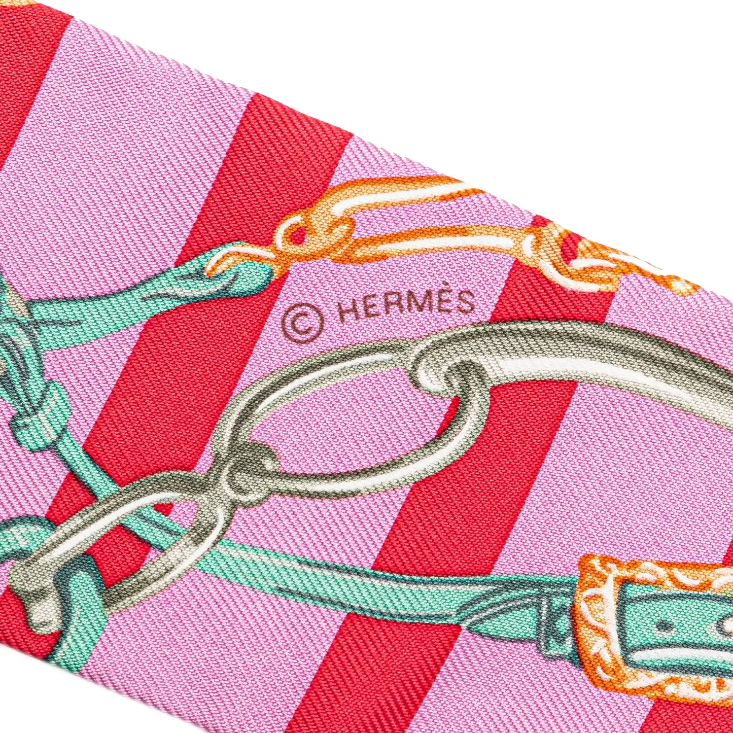 Hermès Brides De Gala Bayaderes Twilly Silk Scarf