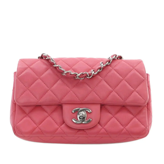 Chanel Mini Rectangular Classic Lambskin Single Flap