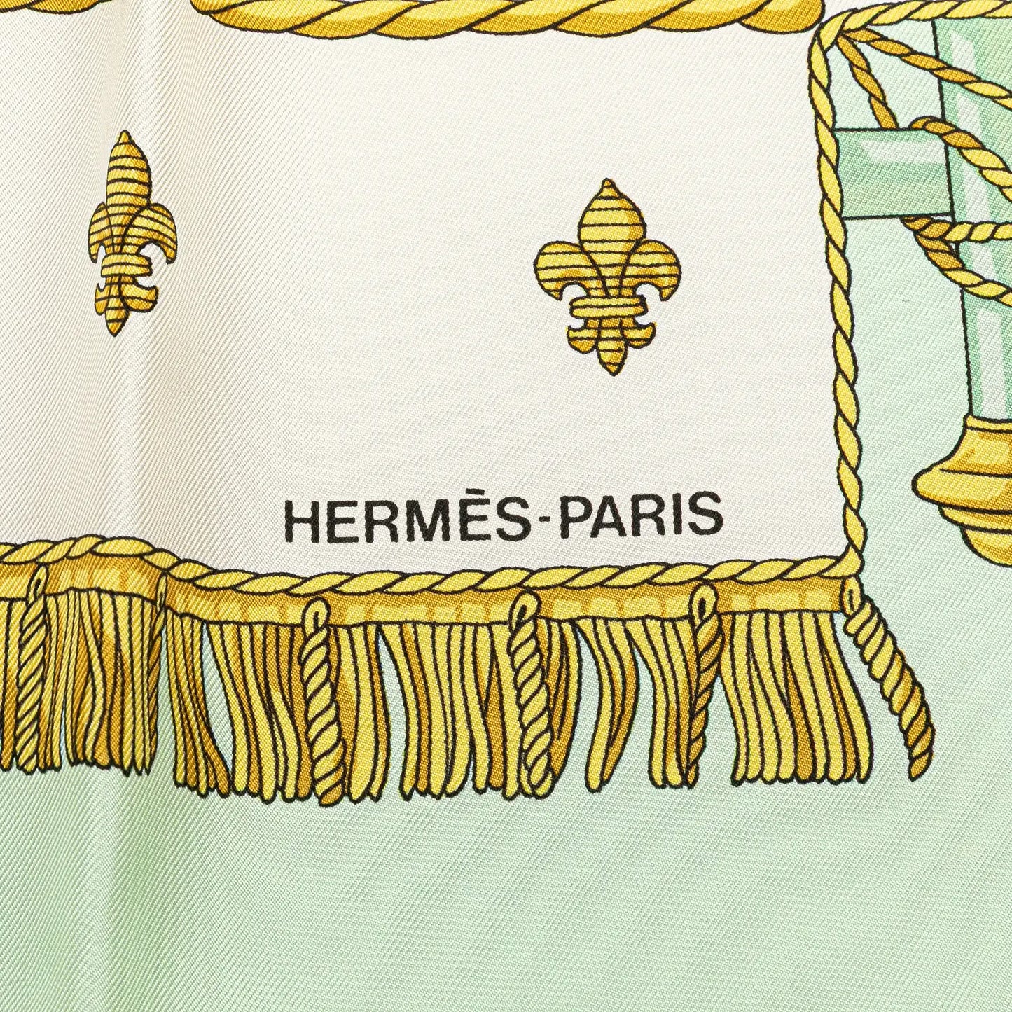 Hermès Vue Du Carrosse De La Galere La Reale Silk Scarf