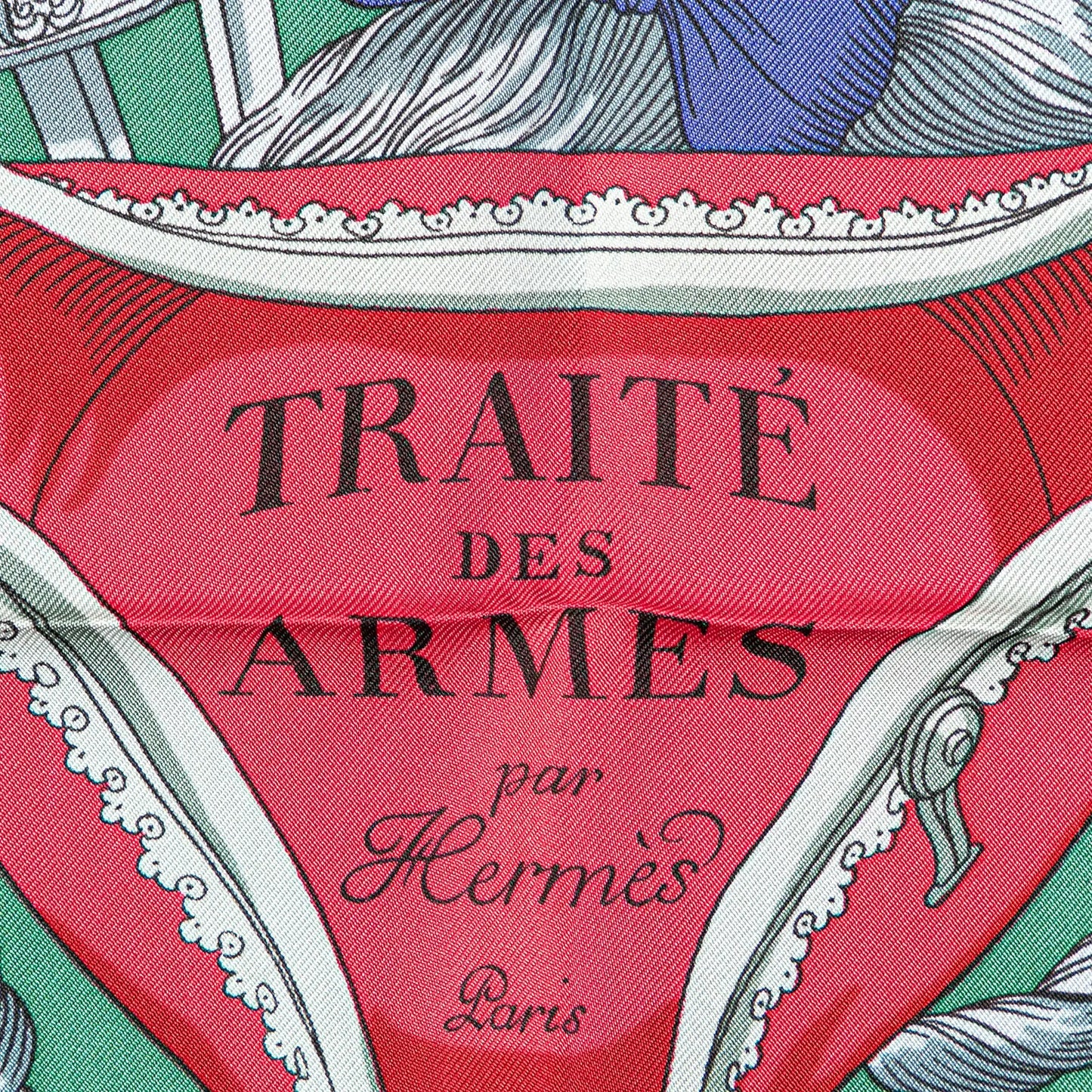 Hermès Traite Des Armes Silk Scarf