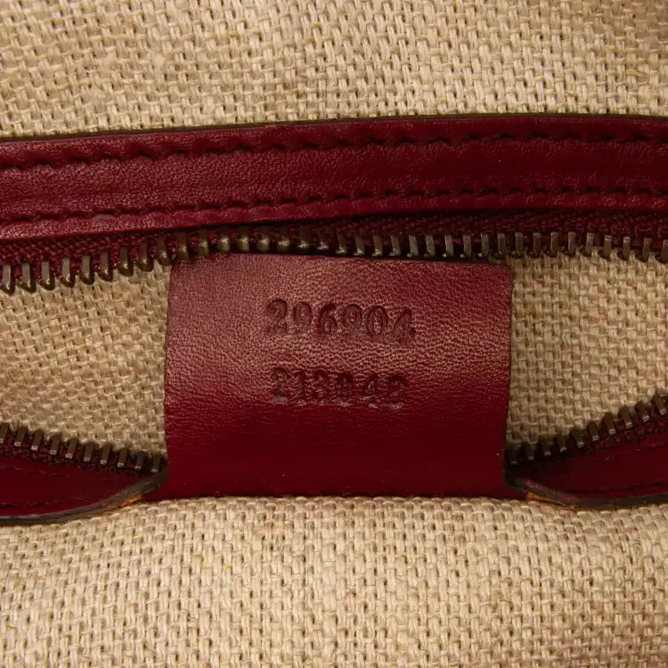 Gucci Microguccissima Brogue Duilio Boston Bag