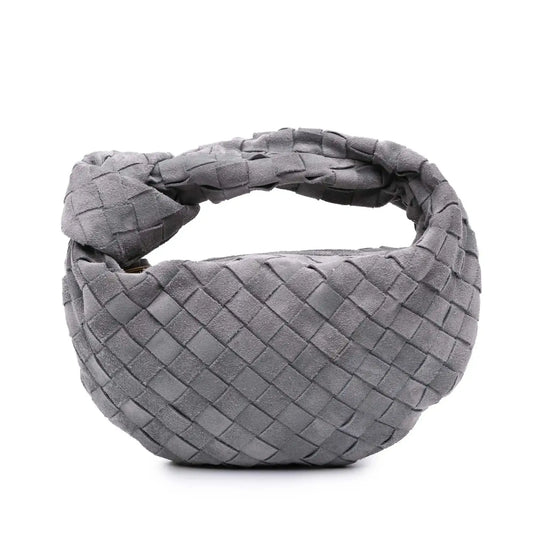 Bottega Veneta Mini Suede Intrecciato Jodie